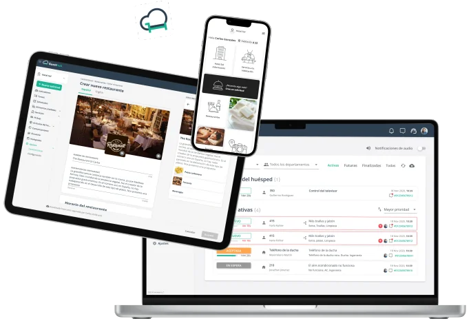 Sistema de gestión hotelera GuestHub
