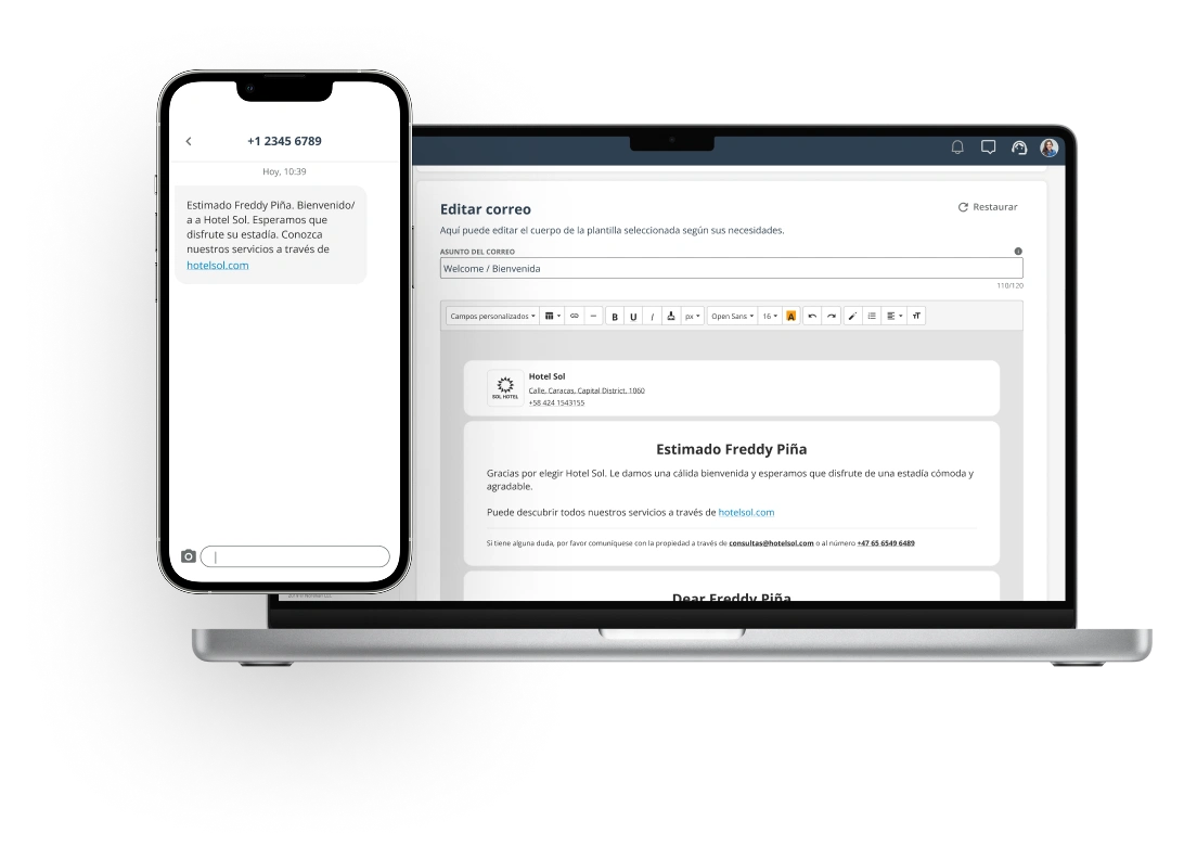 Comunicaciones - Sistema GuestHub