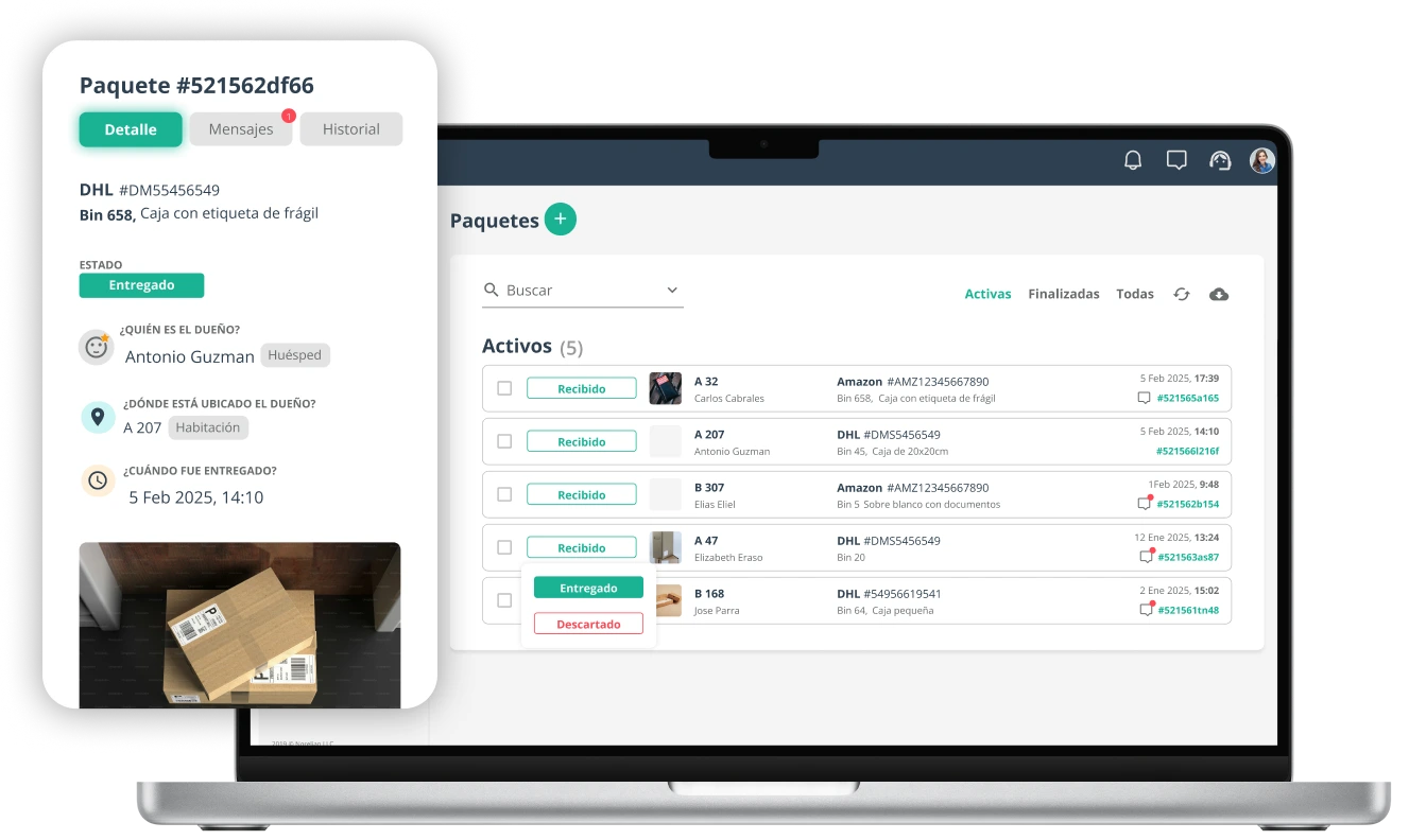 Paquetes - Sistema GuestHub