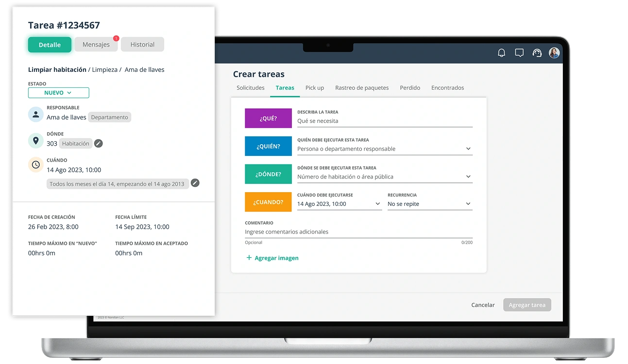 Tareas - Sistema GuestHub